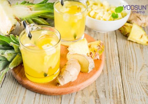 kinh nghiệm giảm cân bằng dứa và gừng