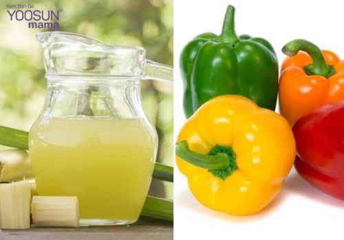 Cách giảm cân bằng nước mía và ớt chuông