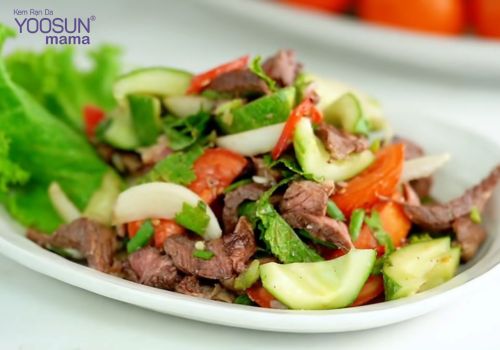 cách làm salad thịt bò giảm cân