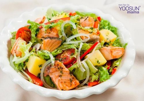 cách làm salad cá hồi giảm cân
