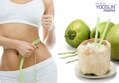 uống nước dừa giảm cân không