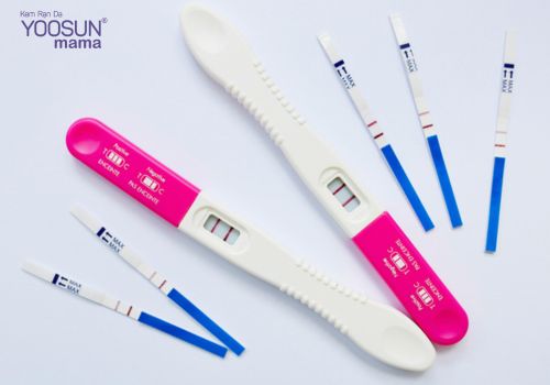 dùng que thử rụng trứng thử thai