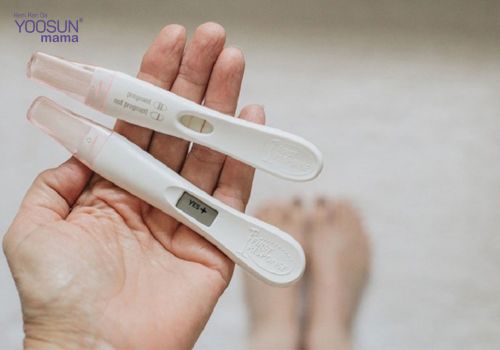 Que thử thai 2 vach mờ có thai không