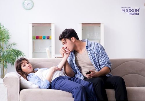 Có bầu nghén chồng khi mang thai