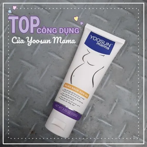 Công dụng của kem trị rạn da yoosun mama