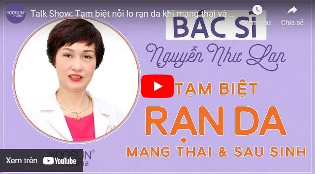 Video kem trị rạn da yoosun mama