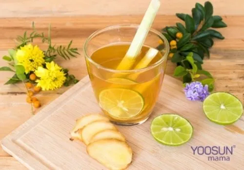 Uống nước gừng giảm cân khi cho con bú