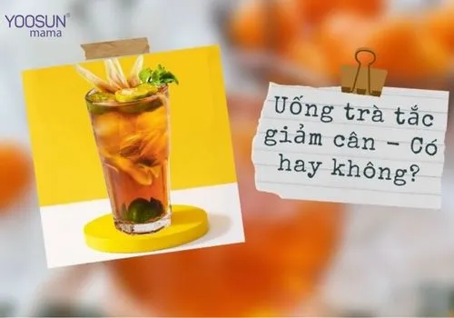 Uống nước tắc có giảm cân không
