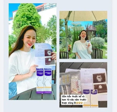 Diễn viên Diễm Hương dùng kem Yoosun Mama