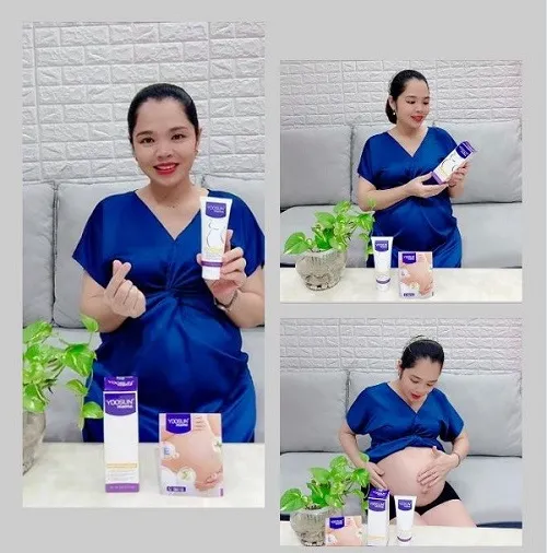 Mẹ bầu phạm thị dung dùng kem yoosun mama